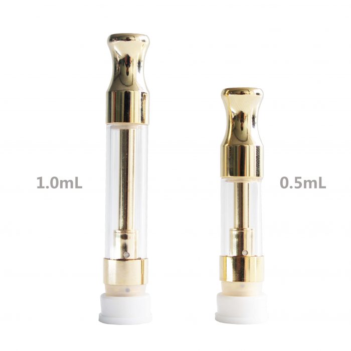 ceramic cbd cartridge, glass cartridge, cbd atomizer, ceramic coil, anti leak cartridge, gold cbd cartridge