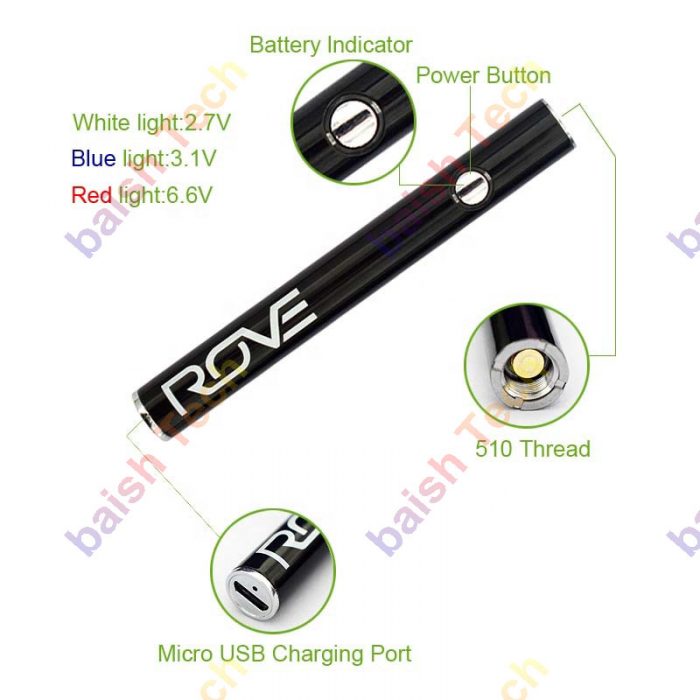 rove vape battery