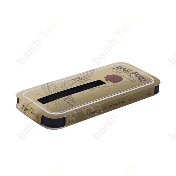 BK vape cartridge clear plastic box packaging with insert foam - Image 3
