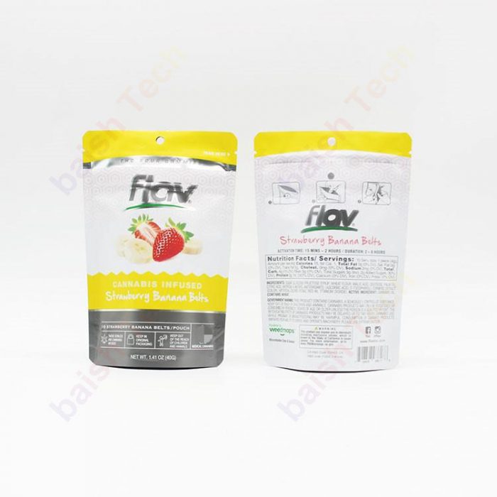 Flav Sour Gummies Bag Packaging - Image 10