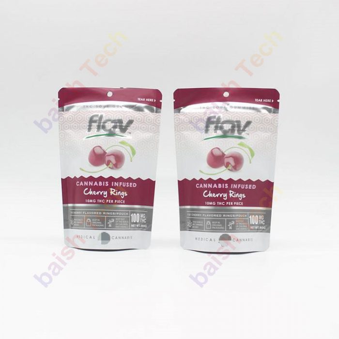 Flav Sour Gummies Bag Packaging - Image 6