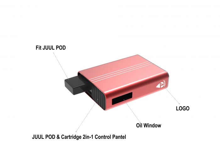ZTCSmoke Justpod 450mAh VV 2 In 1 Vaporizer Mod - Image 4