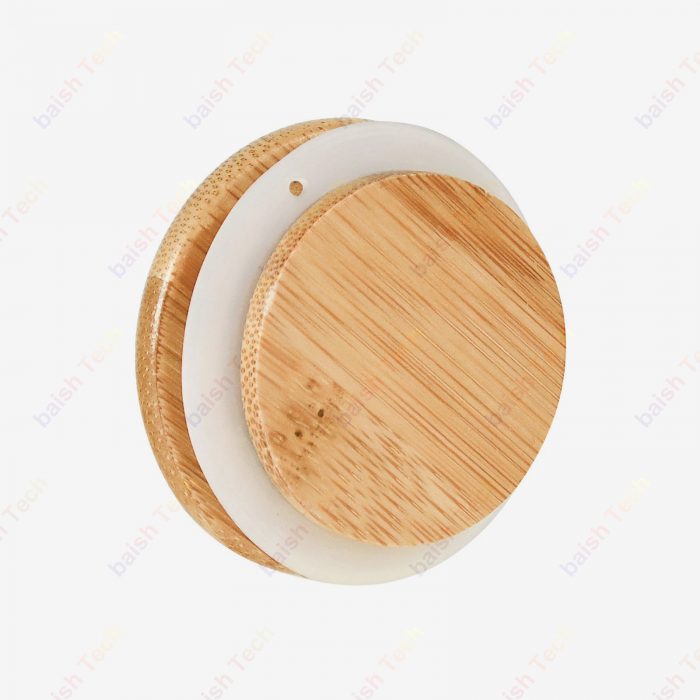1OZ WOOD LID SUCTION GLASS JARS-1 gram - Image 2