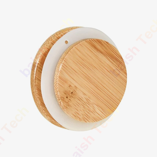 4OZ WOOD LID SUCTION GLASS JARS - 7 GRAMS - Image 3