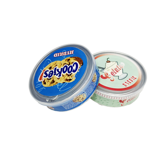 pressitin tin can tuna can for cannabis flowers with labels - Image 6