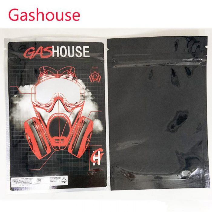 Gashouse Mask 420 stand up packaging smell proof mylar bags plastic zip lock bags For Dry Herb 3.5g - Image 5