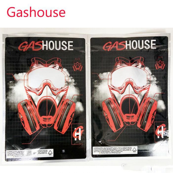 Gashouse Mask 420 stand up packaging smell proof mylar bags plastic zip lock bags For Dry Herb 3.5g - Image 3