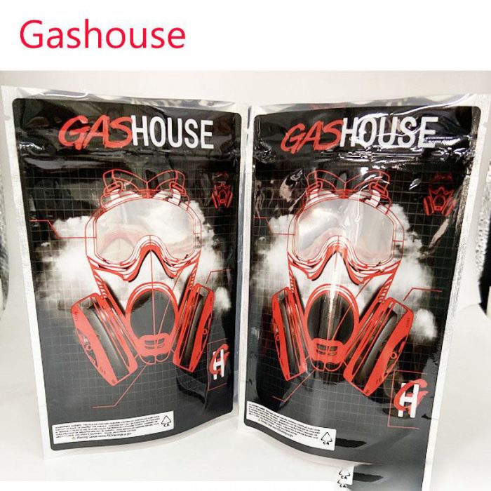 Gashouse Mask 420 stand up packaging smell proof mylar bags plastic zip lock bags For Dry Herb 3.5g - Image 2