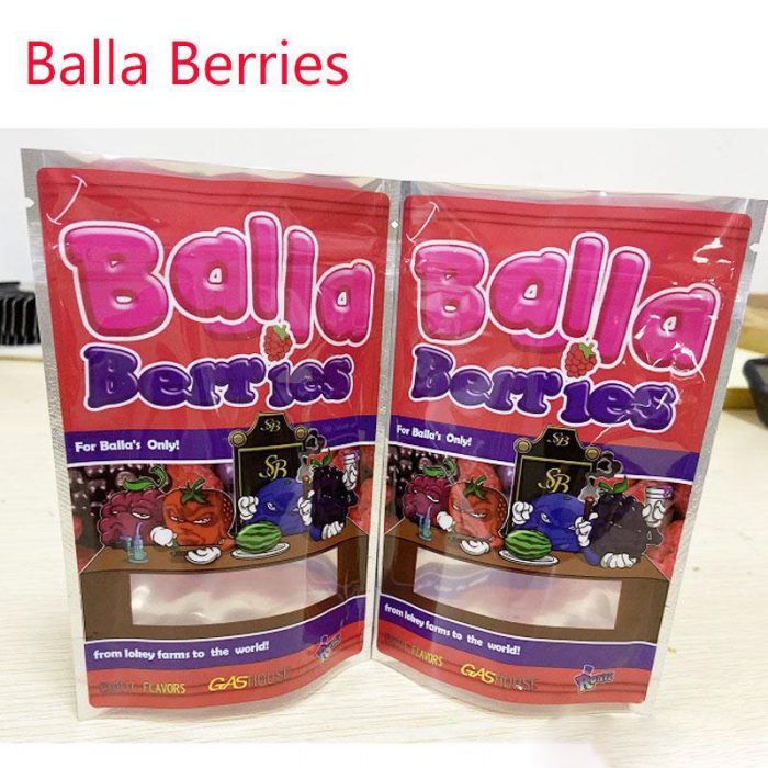 Gashouse Balla berries 420 packaging smell proof mylar bags - Image 6