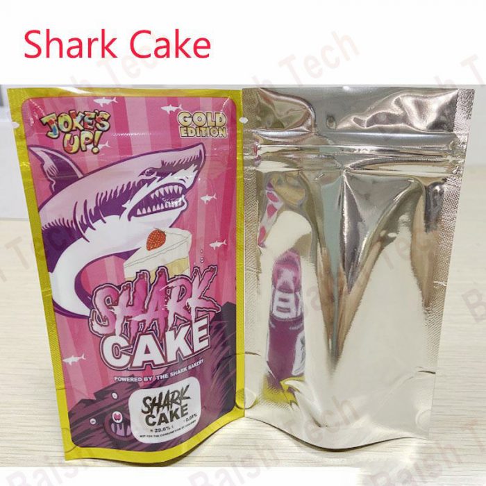 New Arrival Runtz Sharkcake Gold Edition plastic packaging smell proof mylar bags - Image 6