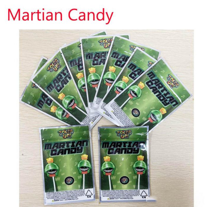 Runtz Martian Candy 420 packaging smell proof bag plastic zip lock bags - Image 5