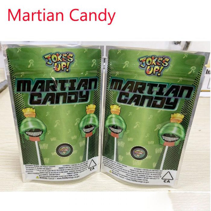 Runtz Martian Candy 420 packaging smell proof bag plastic zip lock bags