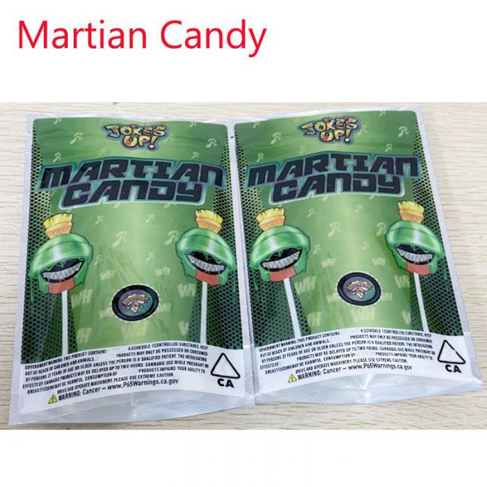 Runtz Martian Candy 420 packaging smell proof bag plastic zip lock bags - Image 4