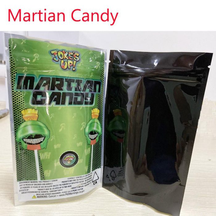 Runtz Martian Candy 420 packaging smell proof bag plastic zip lock bags - Image 2
