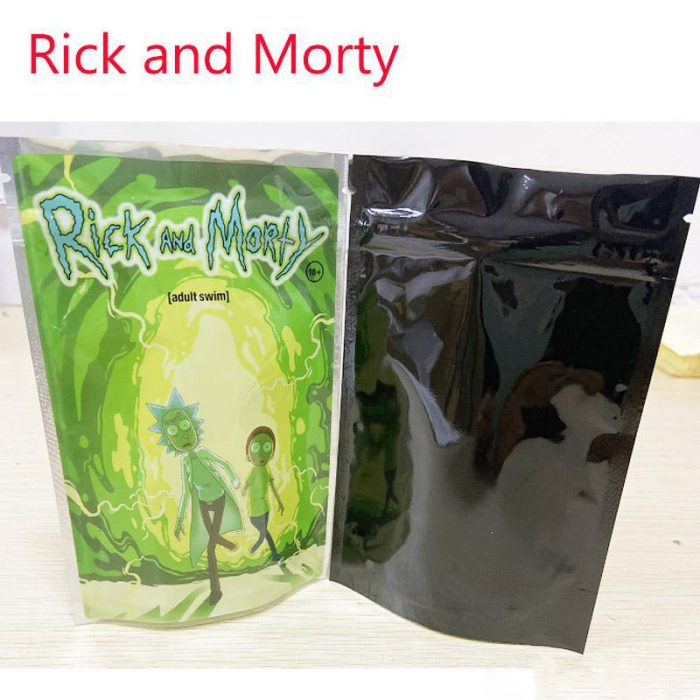 Rick and Morty adult swim 420 packaging smell proof bag - Image 4