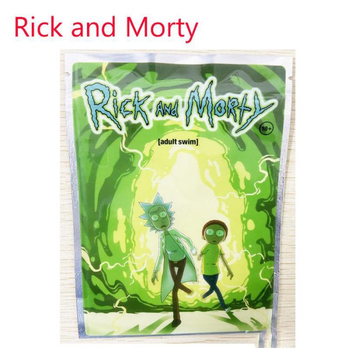 Rick and Morty adult swim 420 packaging smell proof bag - Image 3
