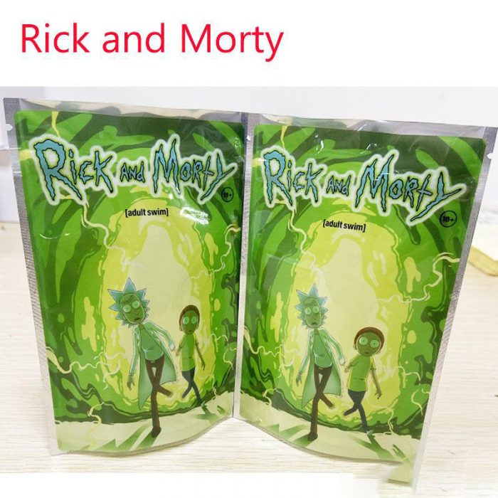 Rick and Morty adult swim 420 packaging smell proof bag - Image 2