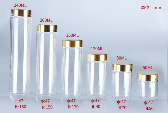 small flower tea tube flat bottom borosilicate glass tube