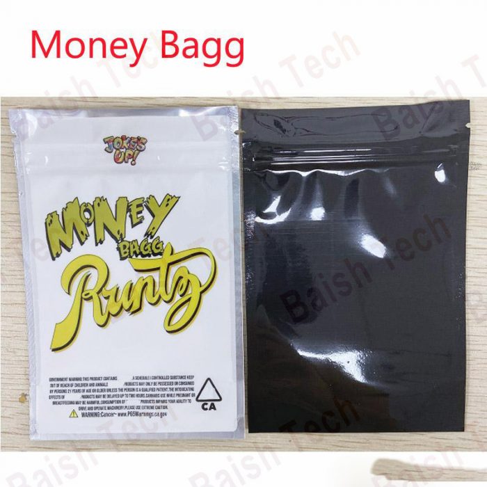 New Arrival jokes up Runty Money BAGG packaging smell proof zip bag - Image 6