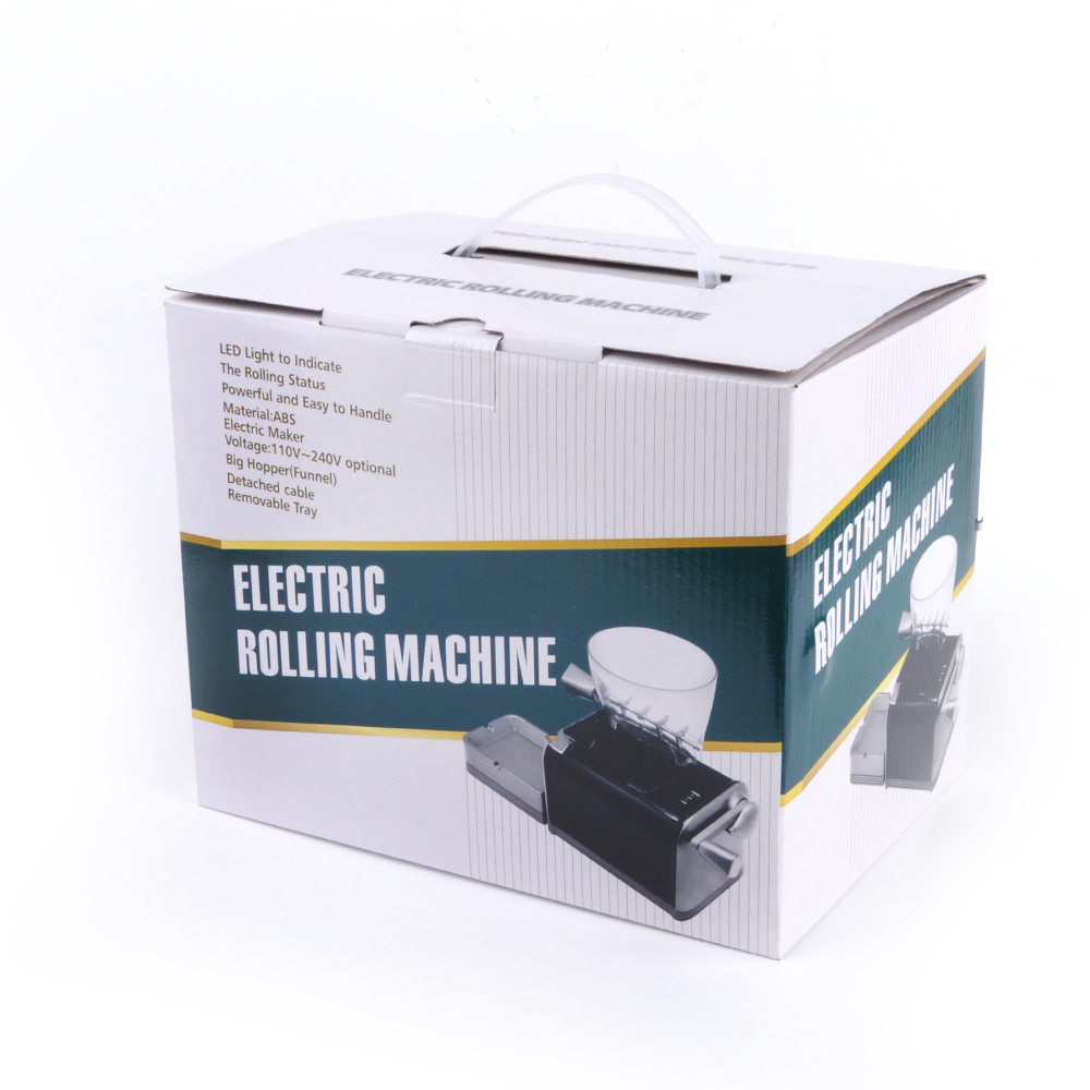 Rolling Machine Electric Automatic Cigarette Rolling Machine Silver Color Tobacco Roller Maker Inject Tube 8mm Cigarette - Image 5