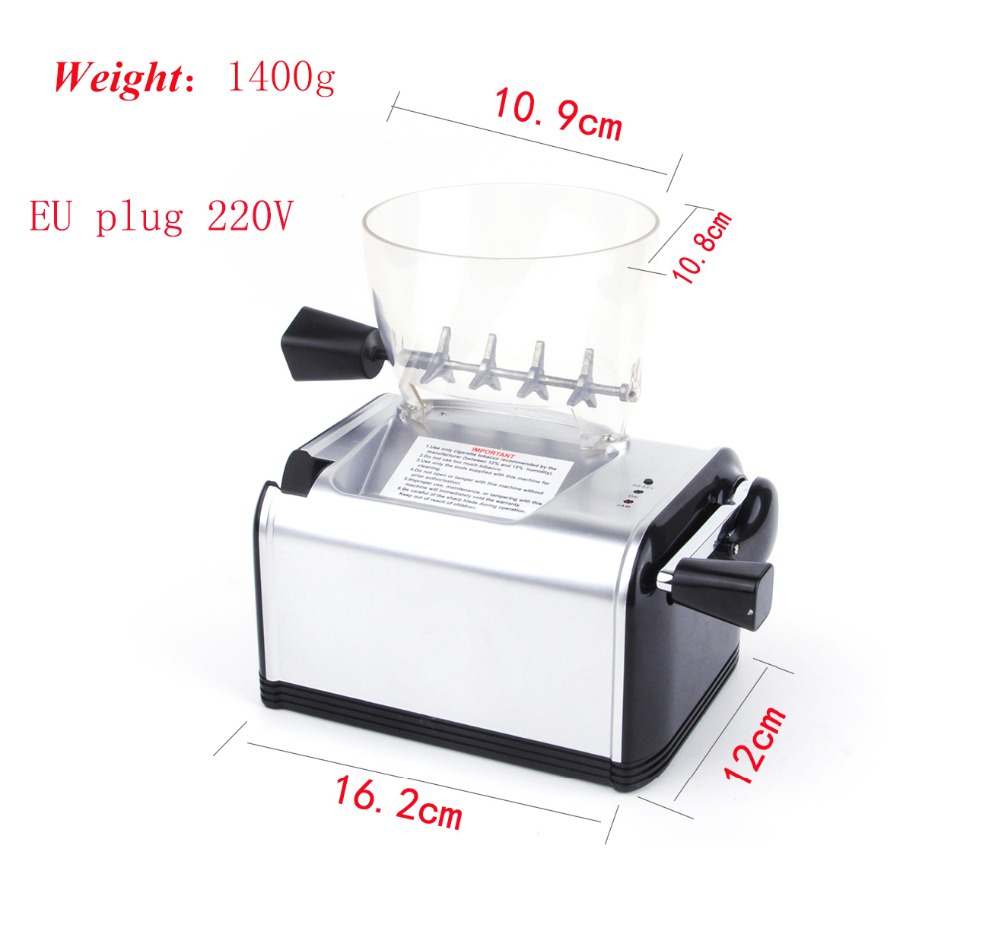 Rolling Machine Electric Automatic Cigarette Rolling Machine Silver Color Tobacco Roller Maker Inject Tube 8mm Cigarette - Image 4