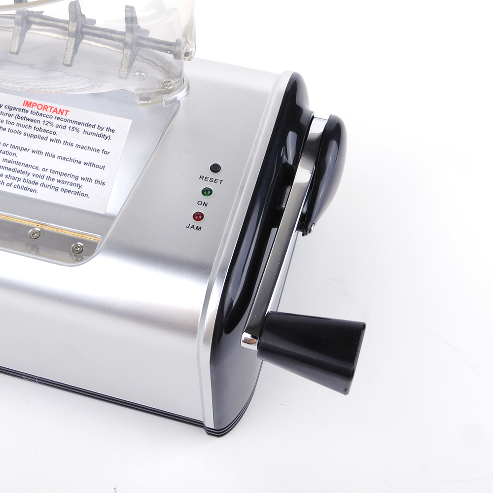 Rolling Machine Electric Automatic Cigarette Rolling Machine Silver Color Tobacco Roller Maker Inject Tube 8mm Cigarette - Image 2