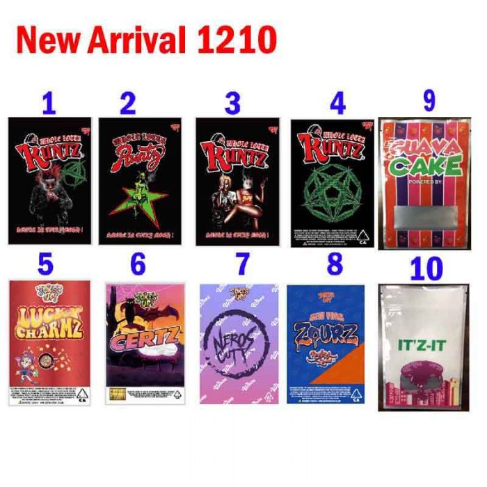 Lotta Runtz Jokes UP Lucky Charmz Certz Neros Cutt New York Zourz Rolling Loud bags