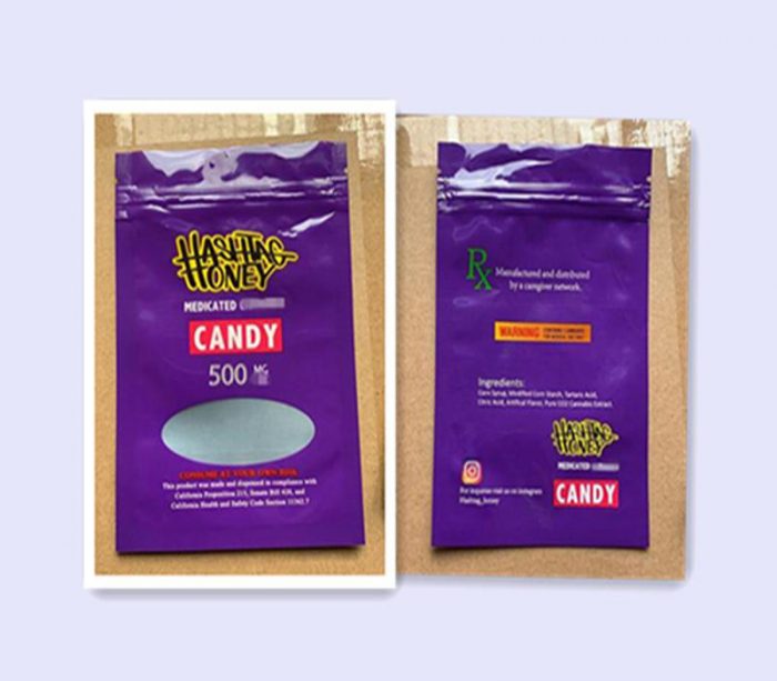 HASHTAG HONEY Medicated 500mg Candy Bag packaging Hashtag Honey Candy bag - Image 2