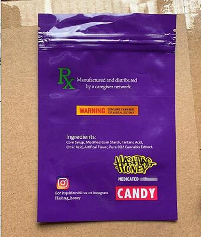 HASHTAG HONEY Medicated 500mg Candy Bag packaging Hashtag Honey Candy bag - Image 3