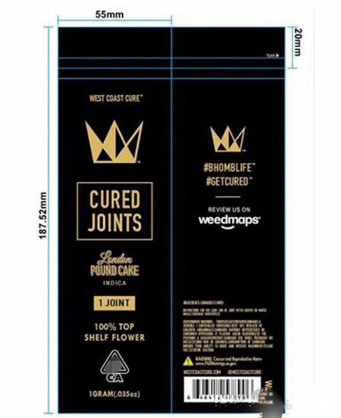 West Coast Cure 3PCS 1PCS CURED JOINTS BAG - Image 6