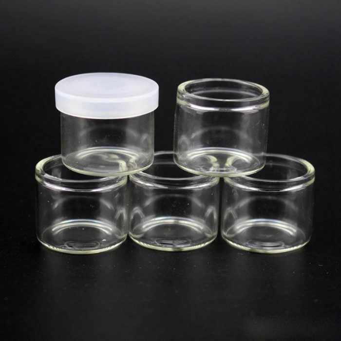 6ml transparent Glass Wax Containers 6ml  Wax Oil Concentrate Container Glass Dab Jar - Image 8