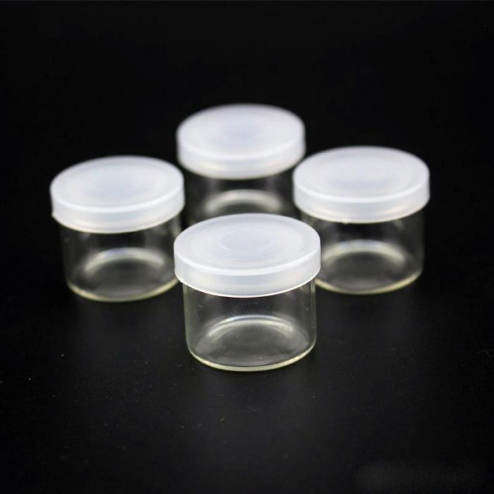 6ml transparent Glass Wax Containers 6ml  Wax Oil Concentrate Container Glass Dab Jar - Image 7