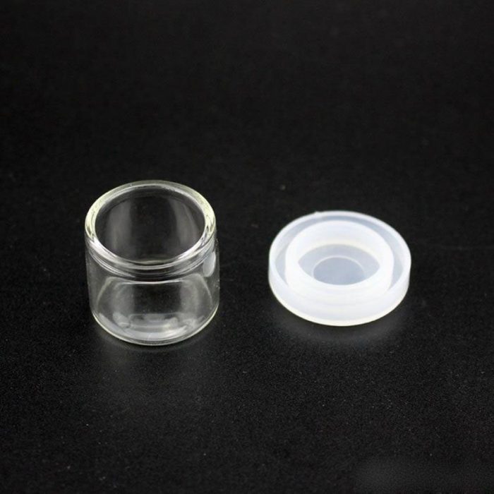 6ml transparent Glass Wax Containers 6ml  Wax Oil Concentrate Container Glass Dab Jar - Image 5