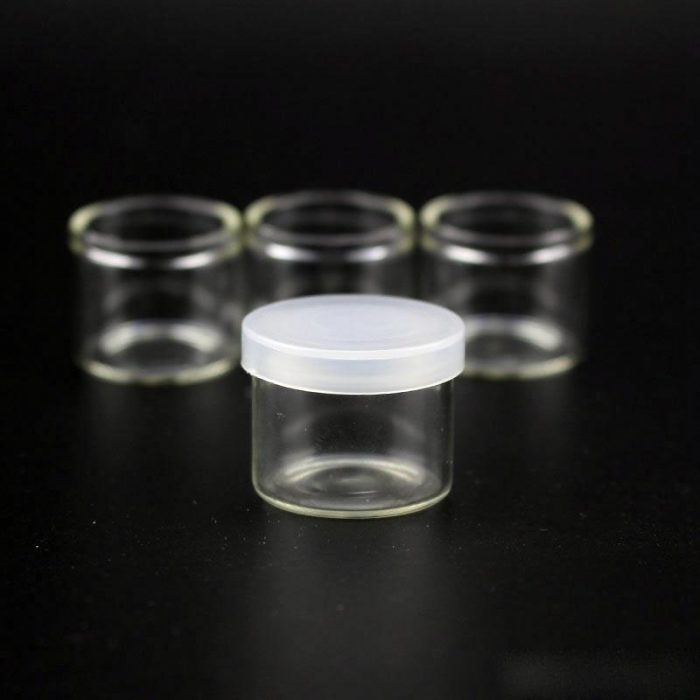 6ml transparent Glass Wax Containers 6ml  Wax Oil Concentrate Container Glass Dab Jar - Image 3