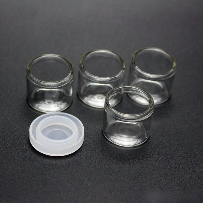 6ml transparent Glass Wax Containers 6ml  Wax Oil Concentrate Container Glass Dab Jar - Image 2