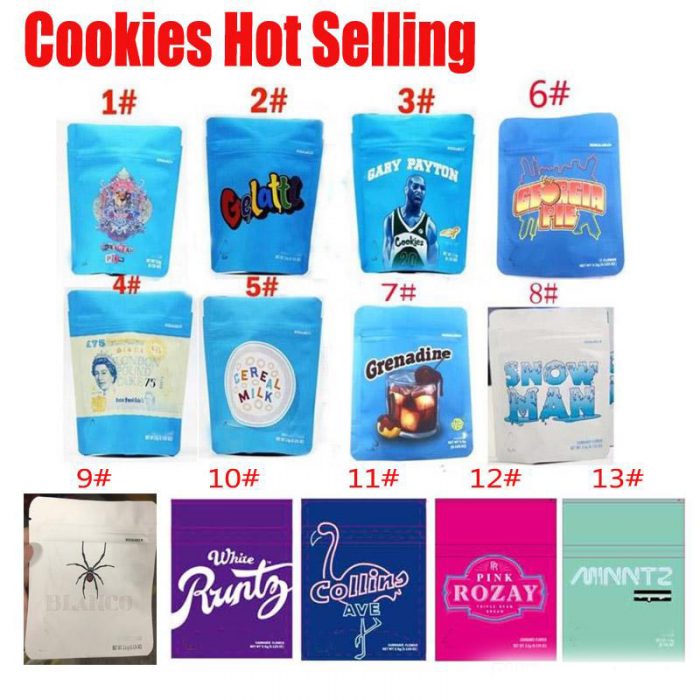 cookies mylar bags