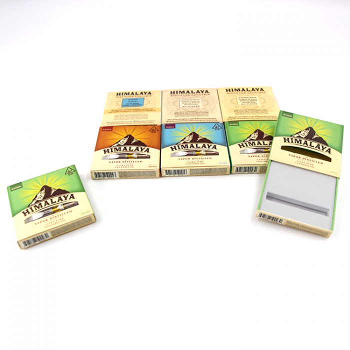 THC cartridge box packaging