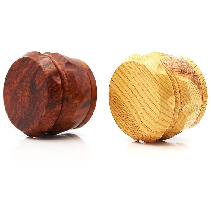 wood dry herb grinder