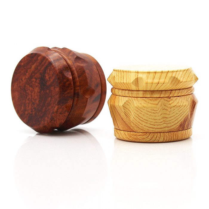 wood dry herb grinder