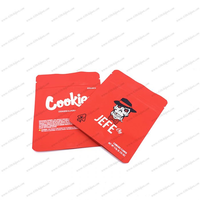 cookies jefe mylar bags