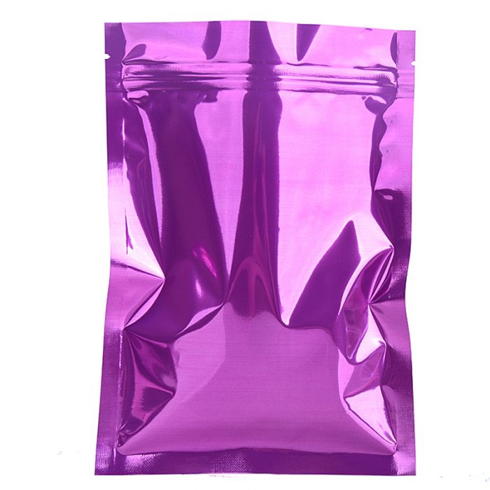 purple mylar bags
