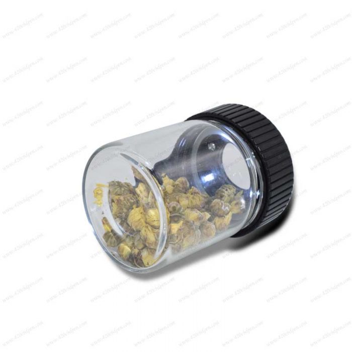 Led Magnifying Stash Jar