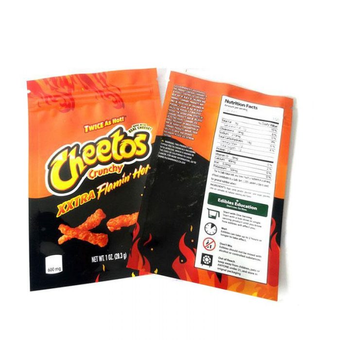cheetos mylar bags
