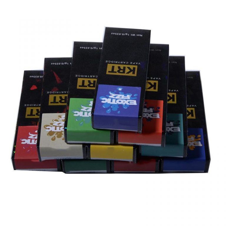 Exotic fizz KRT vape cartridge with new package 420 Vape World