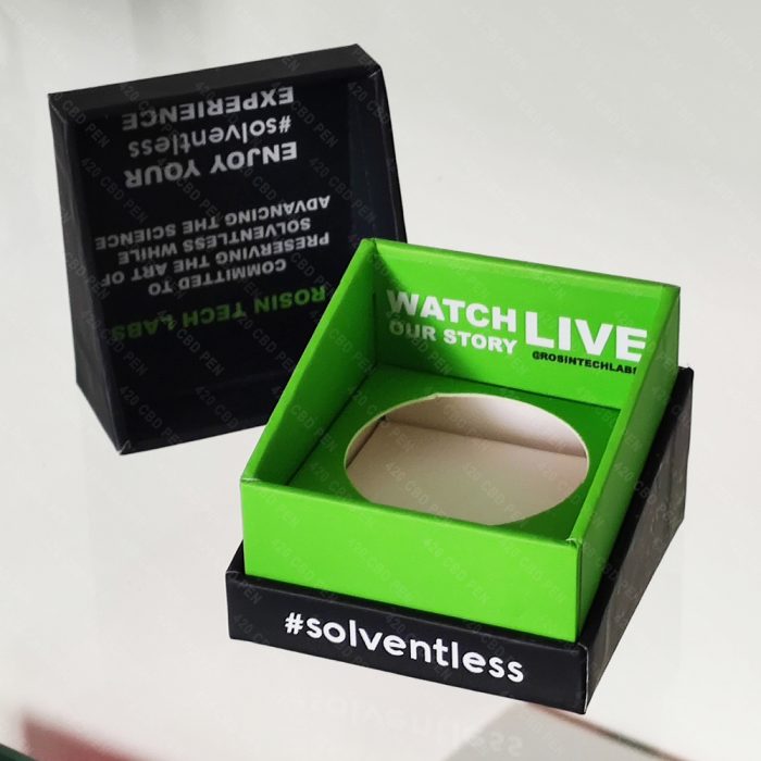 cannabis wax jar box