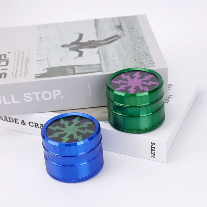 63mm Lightning aluminum alloy smoke grinder - Image 5
