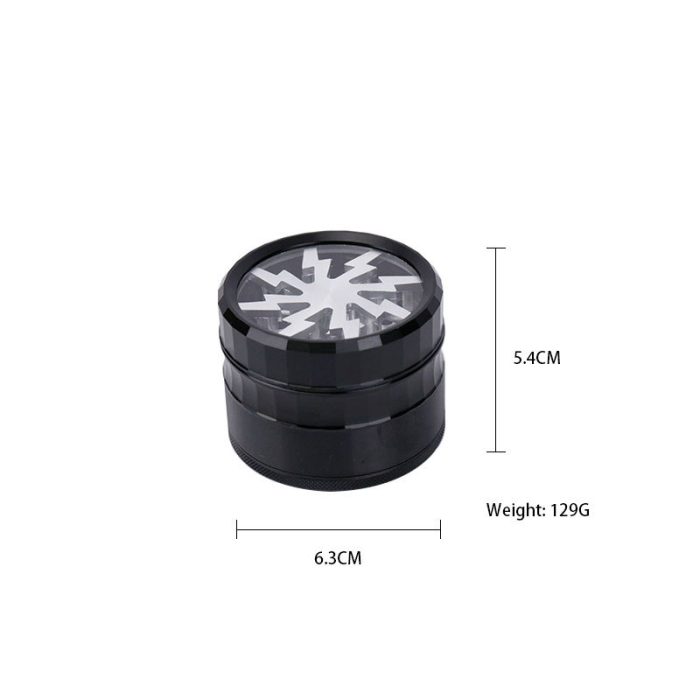 63mm Lightning aluminum alloy smoke grinder - Image 6