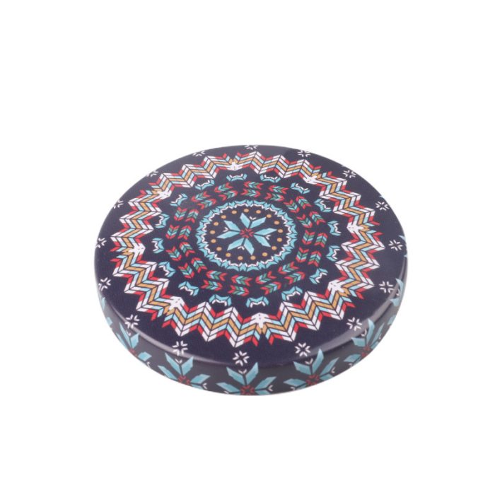 Drum-shaped aluminum alloy kaleidoscope 50mm four-layer water chestnut grinder - Image 3