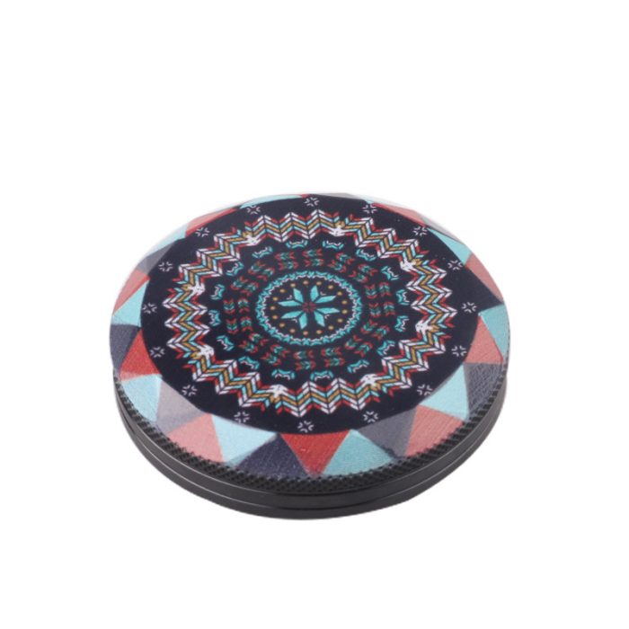Drum-shaped aluminum alloy kaleidoscope 50mm four-layer water chestnut grinder - Image 4