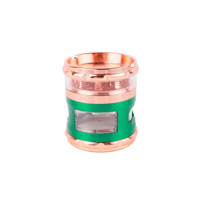 zinc alloy 4-layer grinder with window
